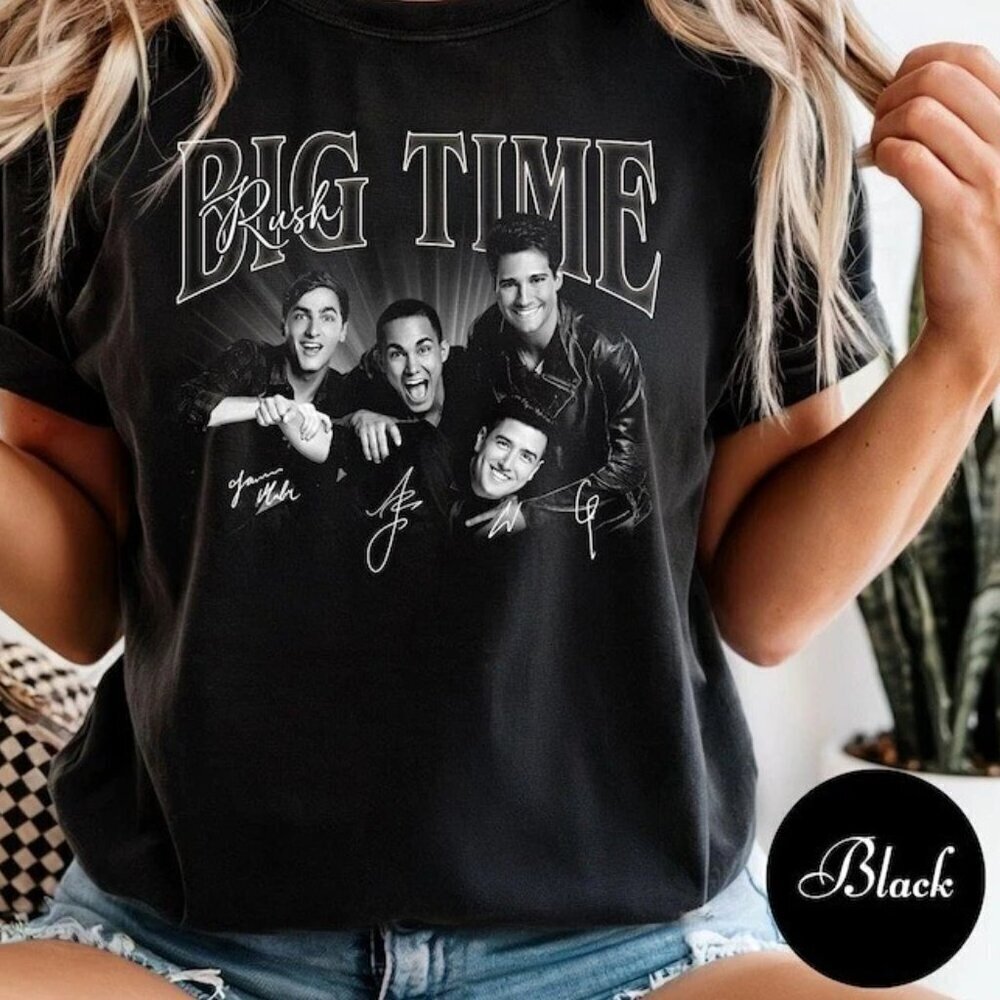 Big Time Rush Tour 2025 T-Shirt | Pop Music Band Fan Graphic Tee